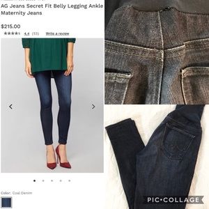AG maternity jeans 27 Secret Fit Belly Legging